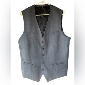 Express Men's Gray Vest  size:L